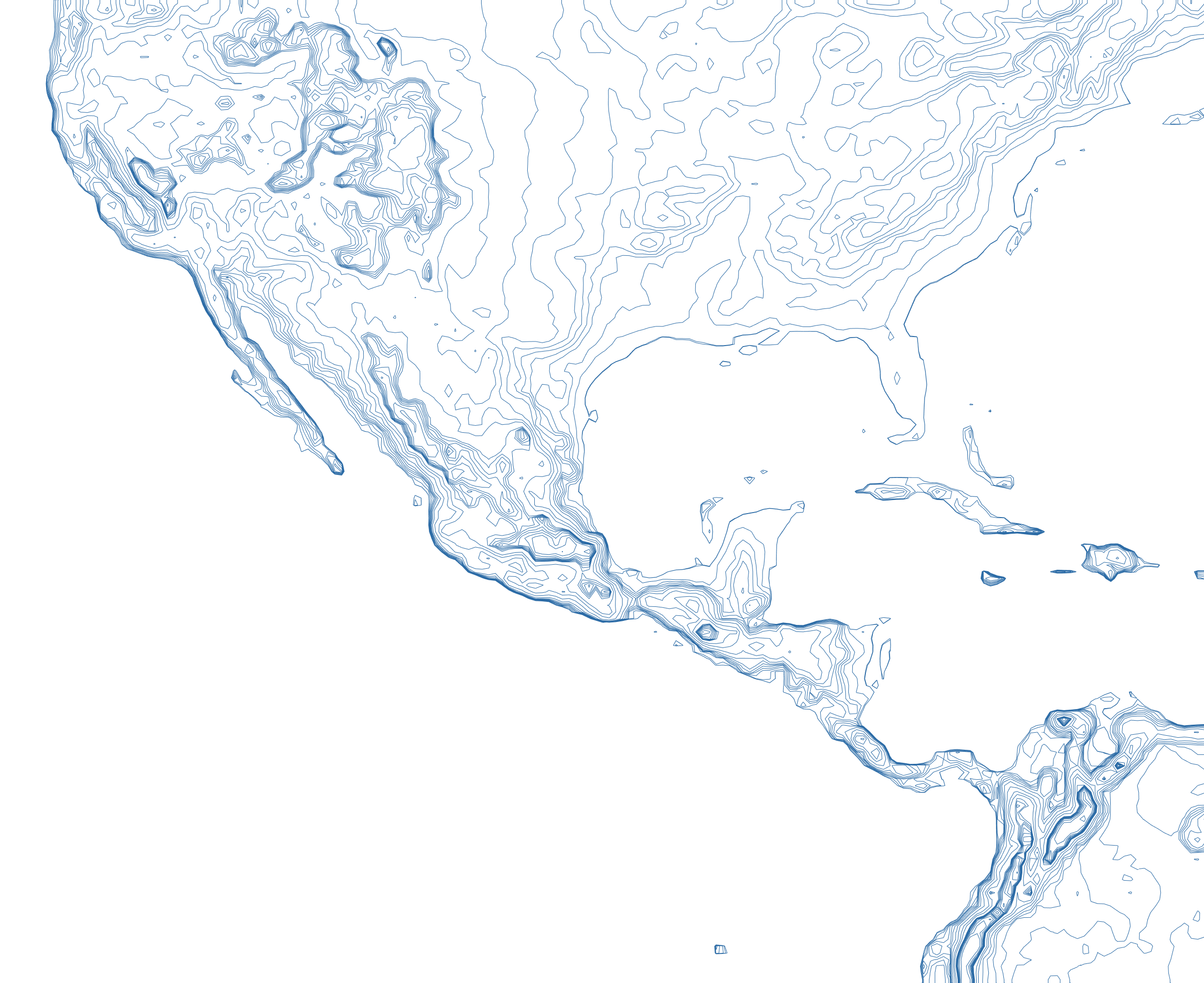 a map of the Americas